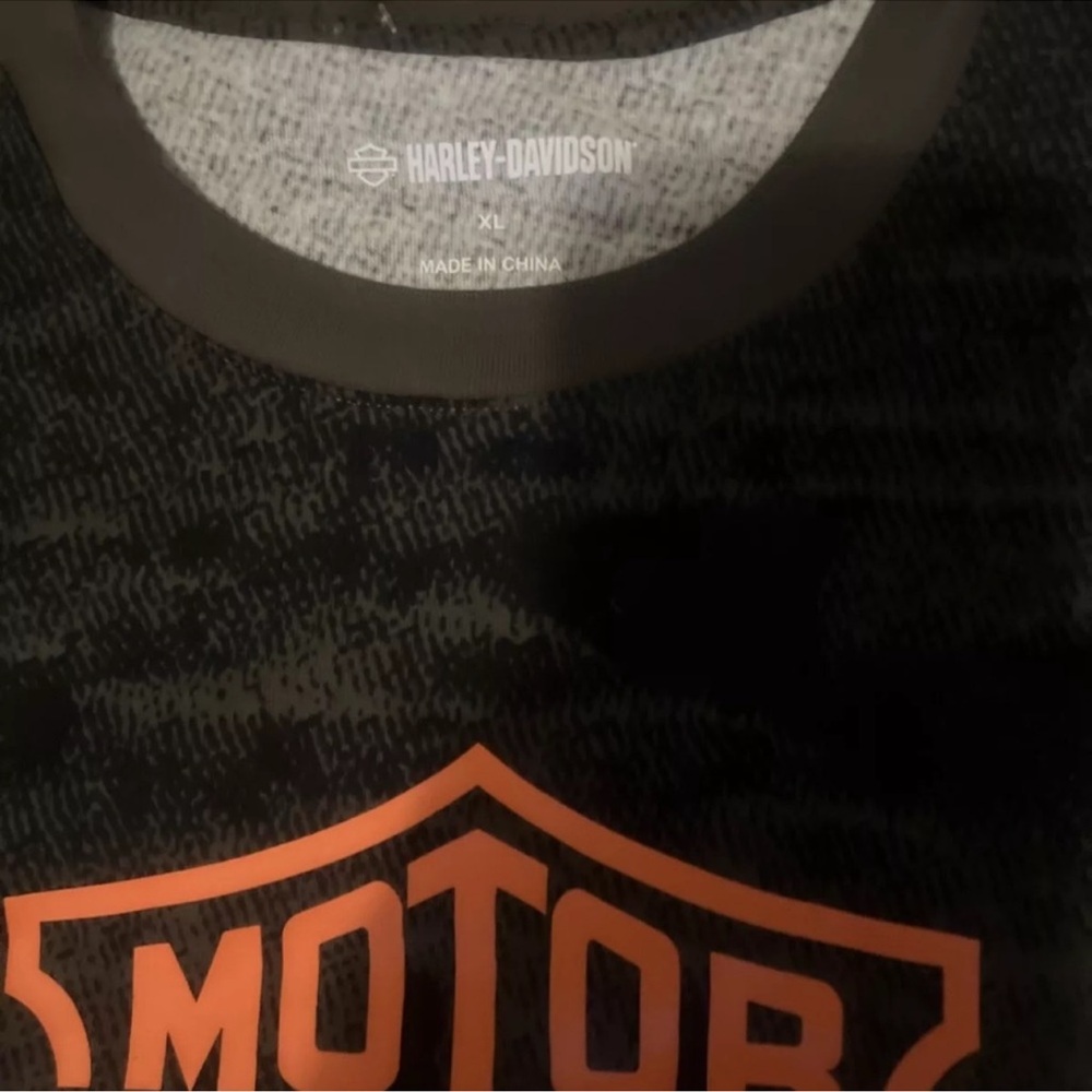 Harley-Davidson men Racing Tee - Black and Orange - Picture 2 of 4